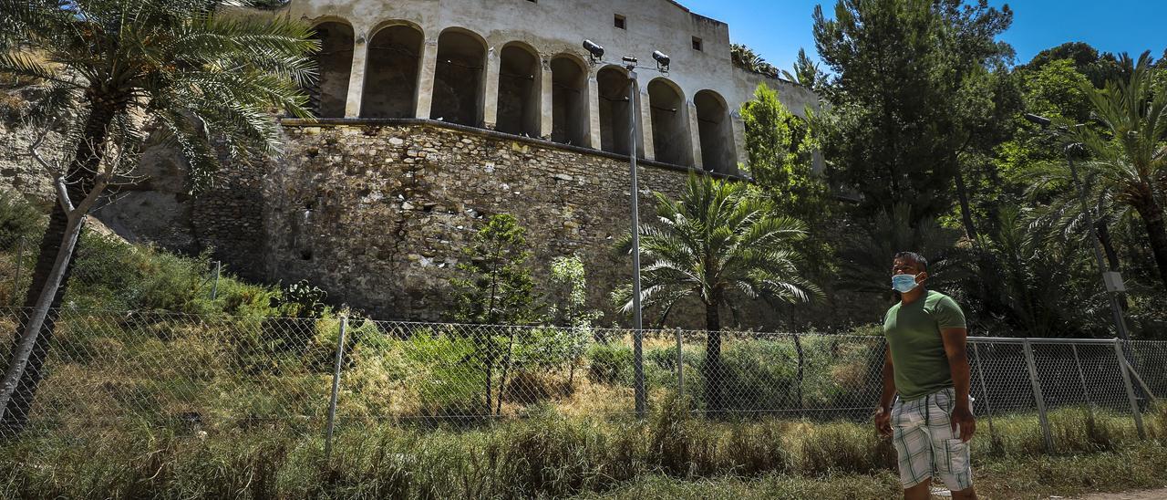 El Molí Real está pendiente de una obra para afianzar la ladera