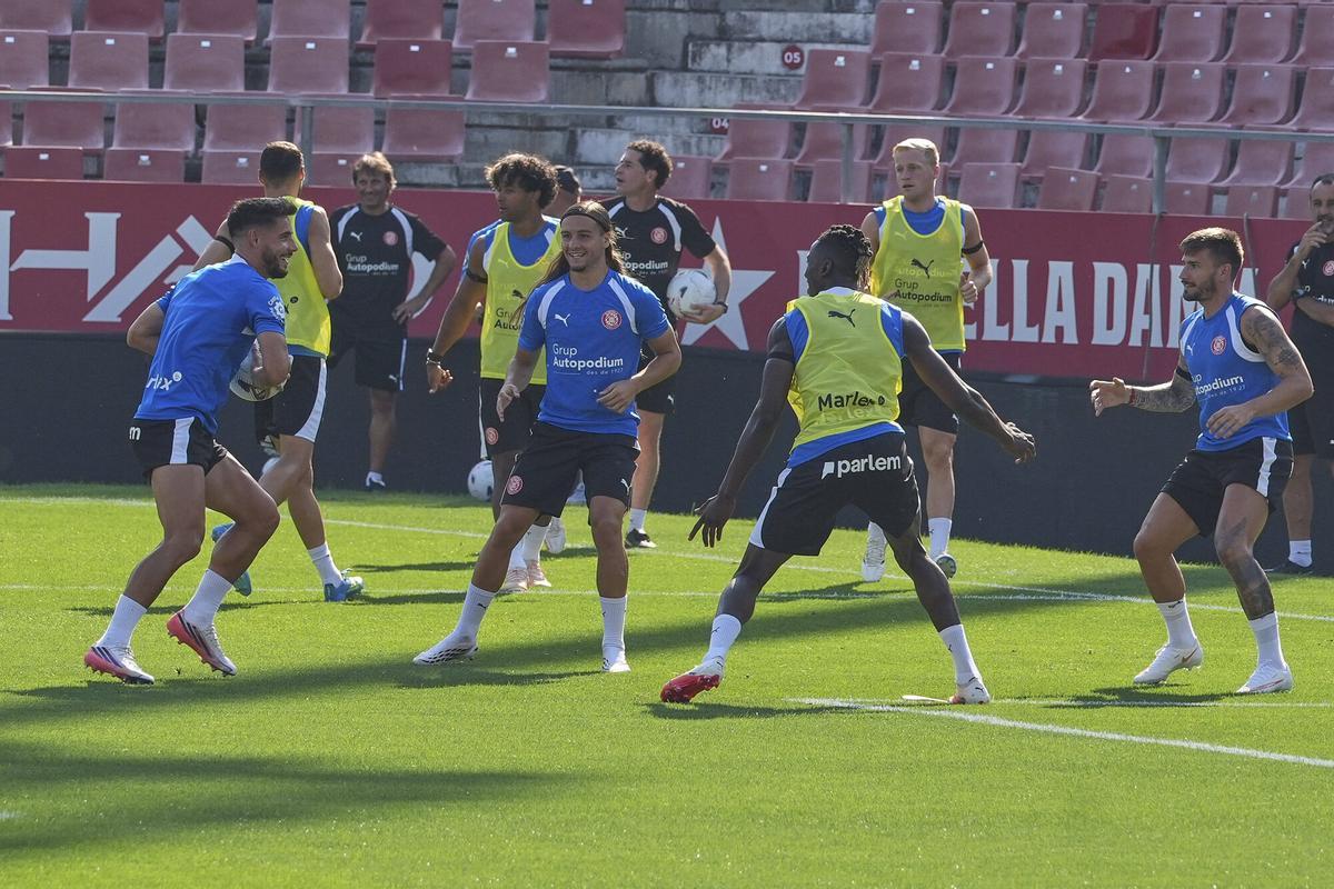 Les millors imatges de l'entrenament del Girona FC