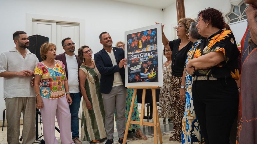 Presentación del programa y cartel de las fiestas de San Ginés 2025 en Arrecife