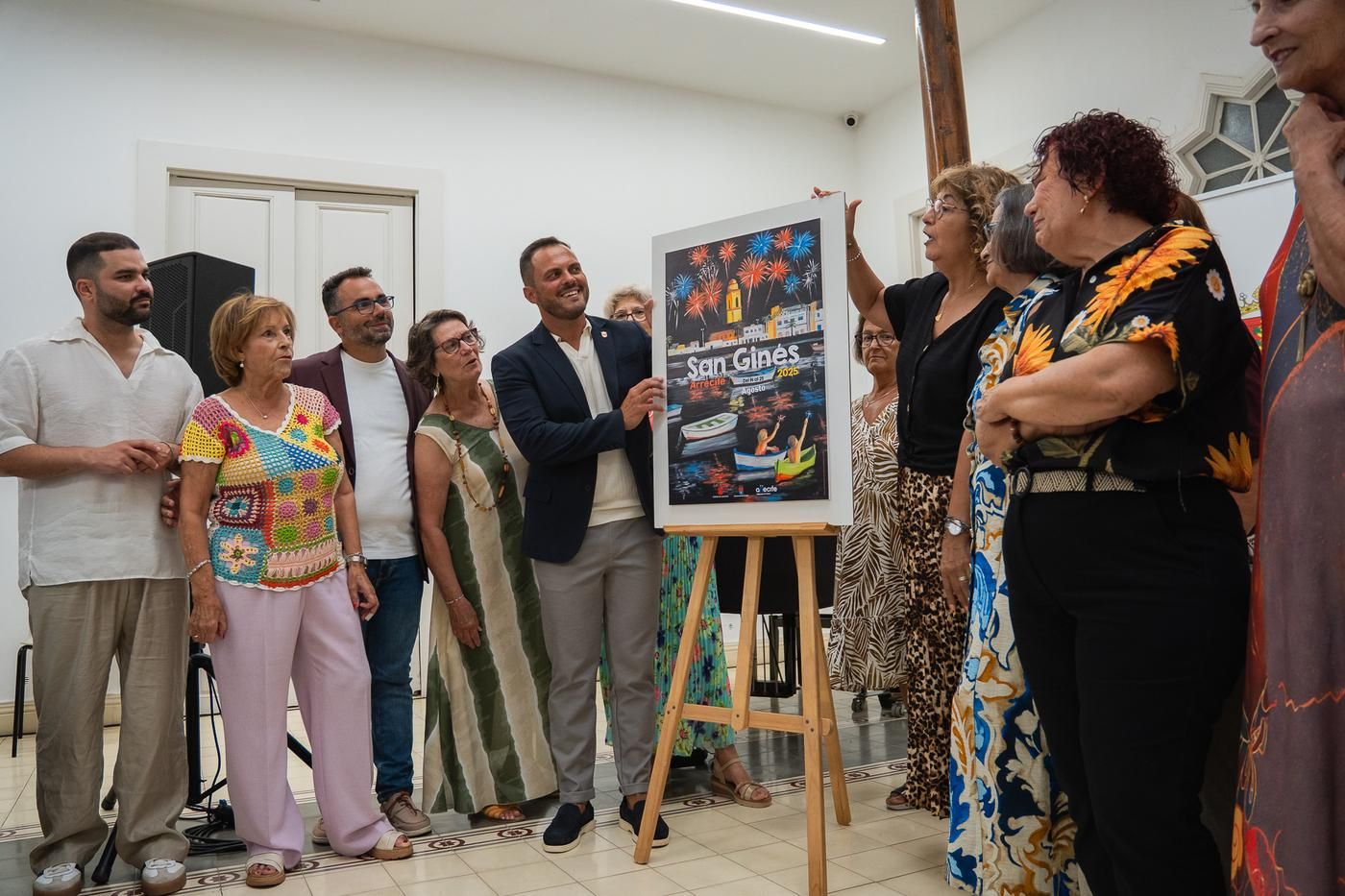 Presentación del programa y cartel de las fiestas de San Ginés 2025 en Arrecife