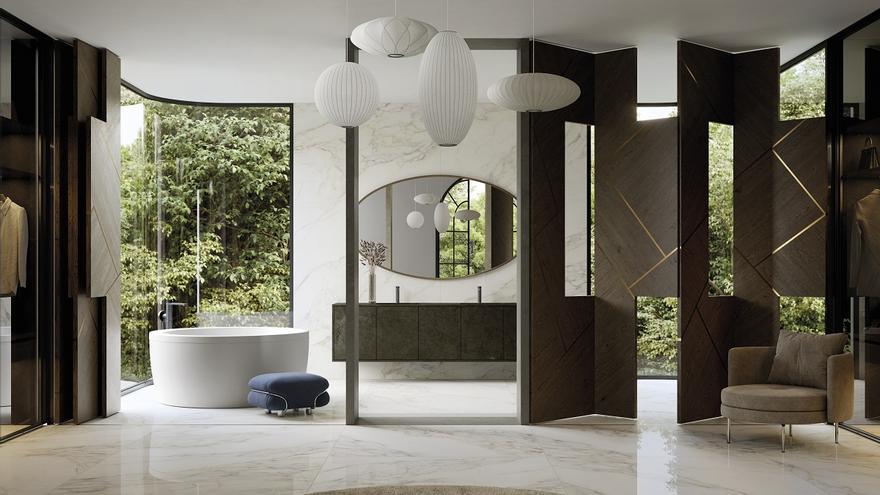 Porcelanosa tendrá tres espacios  para presentar  sus novedades