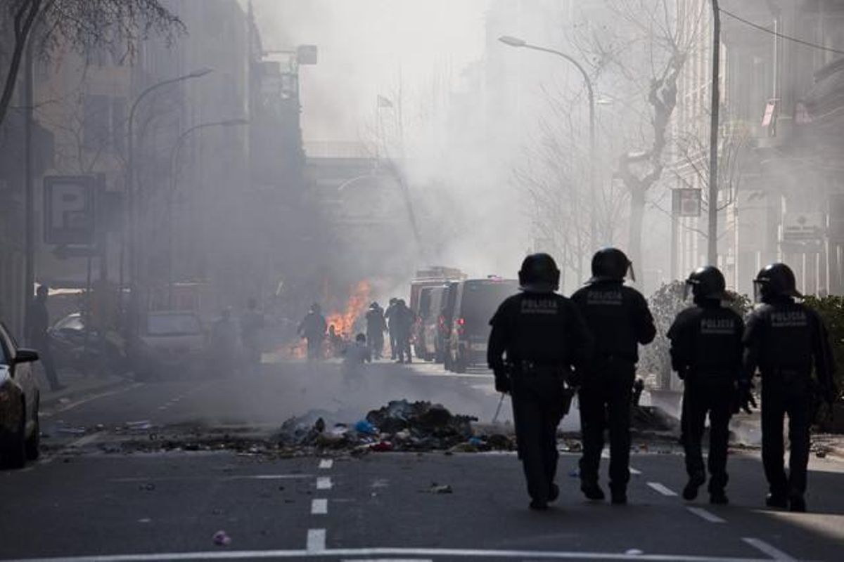 Los incidentes del 29-M, vistos por Joan Puig.