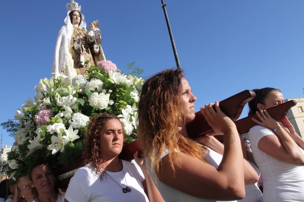 Procesión marítima de la Virgen del Carmen en Cartagena