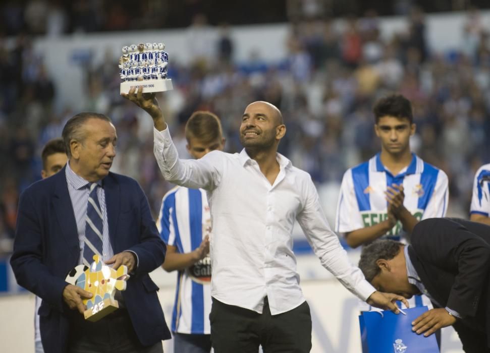 Manuel Pablo, homenajeado en el Teresa Herrera