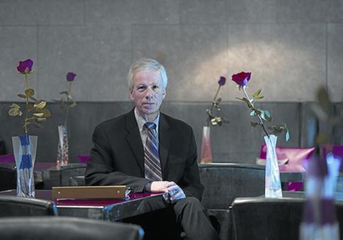 Stephane Dion, ahir, després de fer aquesta entrevista, en un hotel del centre de Barcelona.