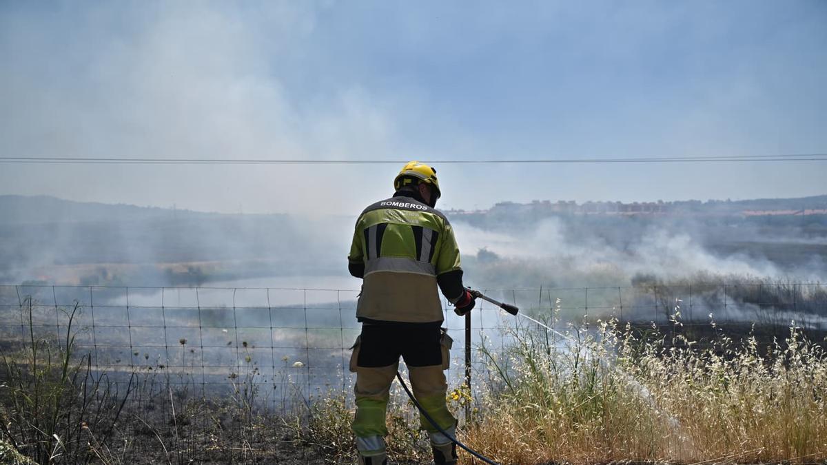 Vídeo | Incendio de pastos entre Cáceres El Viejo y Nueva Ciudad