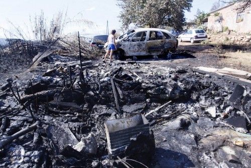 L'endemà de l'incendi a Girona