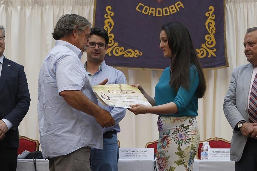 Los ganadores de los premios Mezquita a los mejores vinos de España.