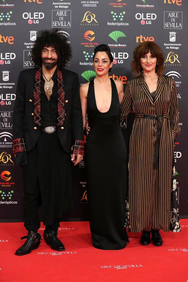 Ara Malikian, Natalia Moreno y Amelia Hernandez en los Goya 2020