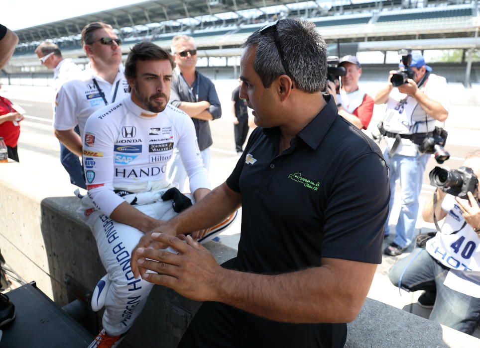 Fernando Alonso participa en las pruebas libres de las 500 millas de Indianápolis