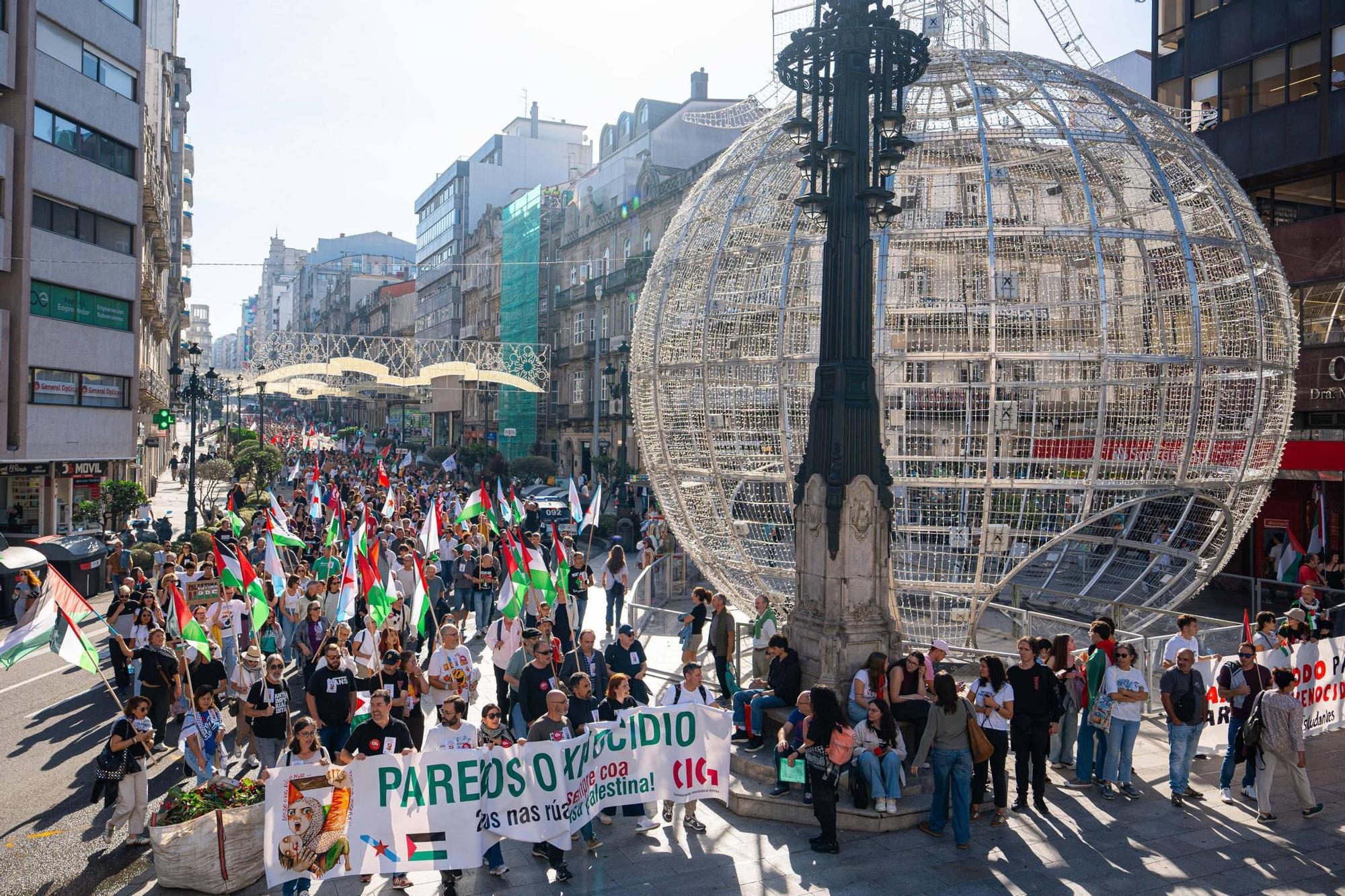 Vigo continúa en pie contra el genocidio de Israel sobre Palestina