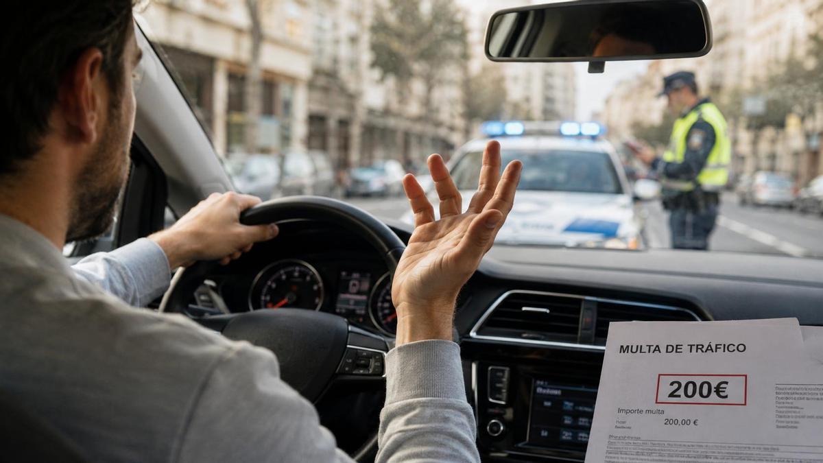 Atención conductores: multas de hasta 200 euros por un gesto muy habitual al volante