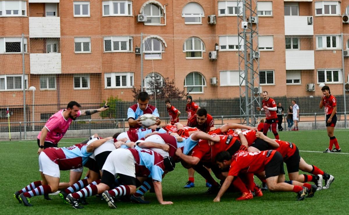 Melé en un partido de rugby entre Vallecas y San Isidro