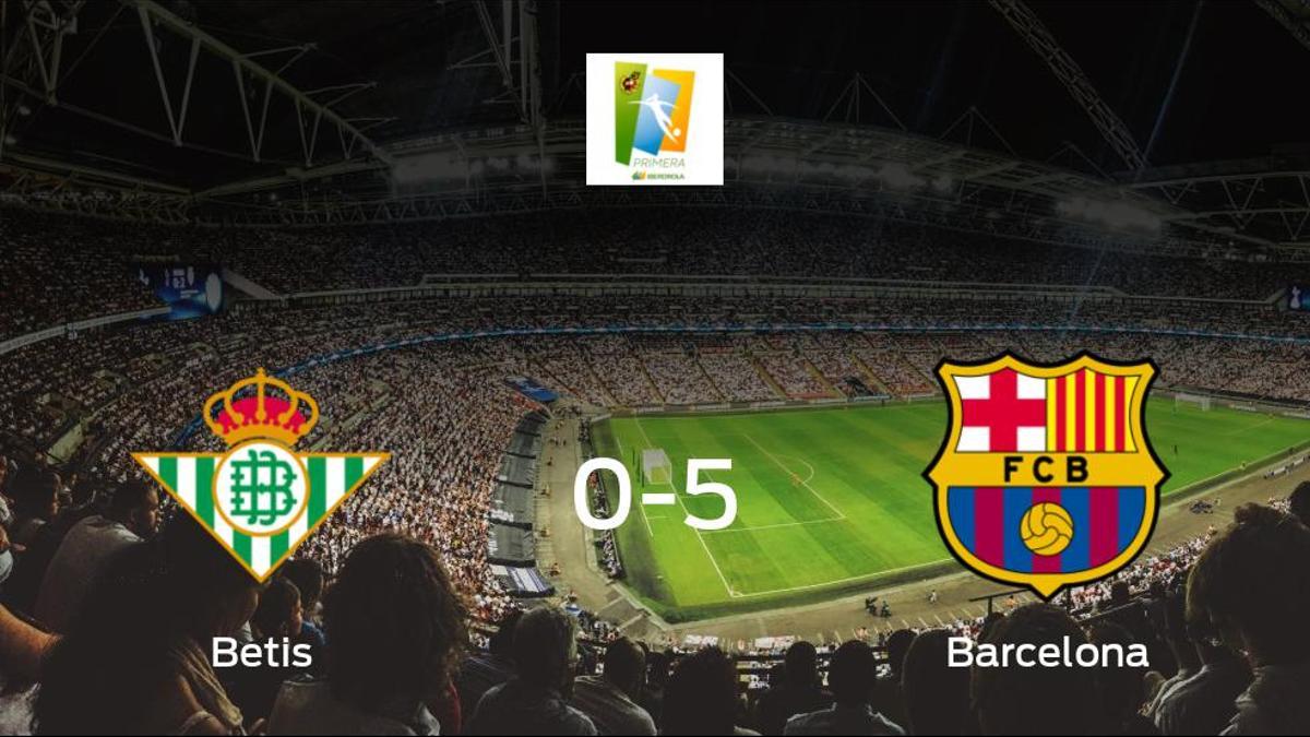 El Barcelona Femenino suma tres puntos tras pasar por encima del Real Betis Féminas (0-5)