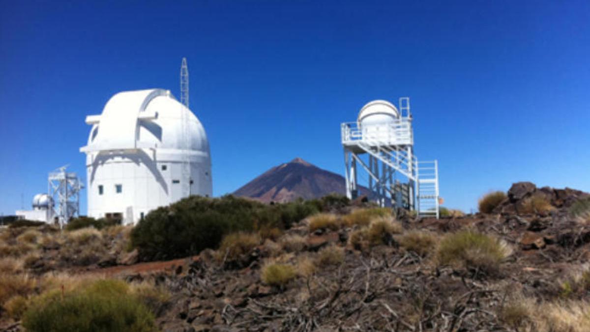 Imagen de archivo del observatorio de Izaña en el Teide.