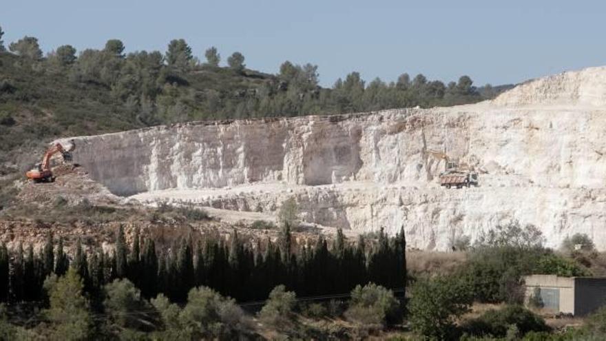 La cantera de Enguera proyecta duplicar su superficie con 20 hectáreas en la Boquera