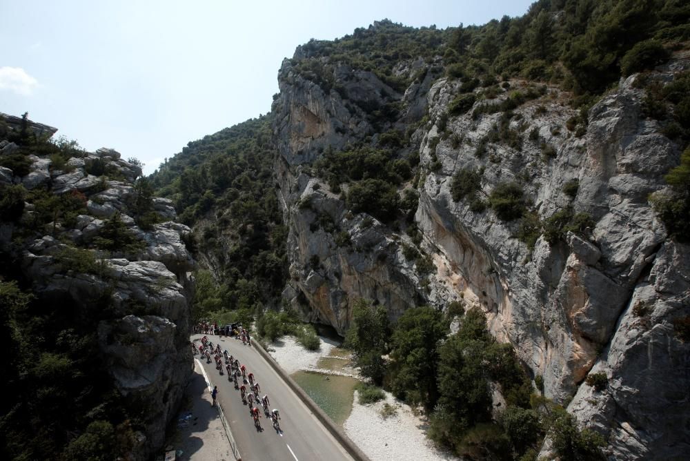 Tour de Francia: La 17ª etapa, en imágenes