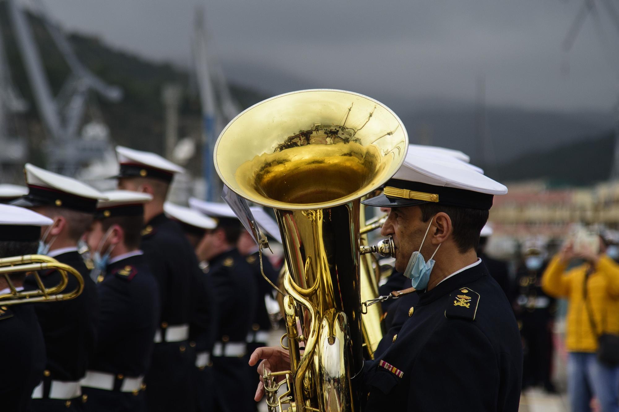 Así ha sido el homenaje a Elcano en Cartagena