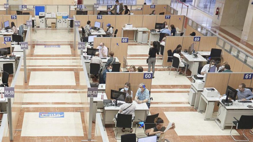 Instalaciones de la Agencia Tributaria. | Europa Press