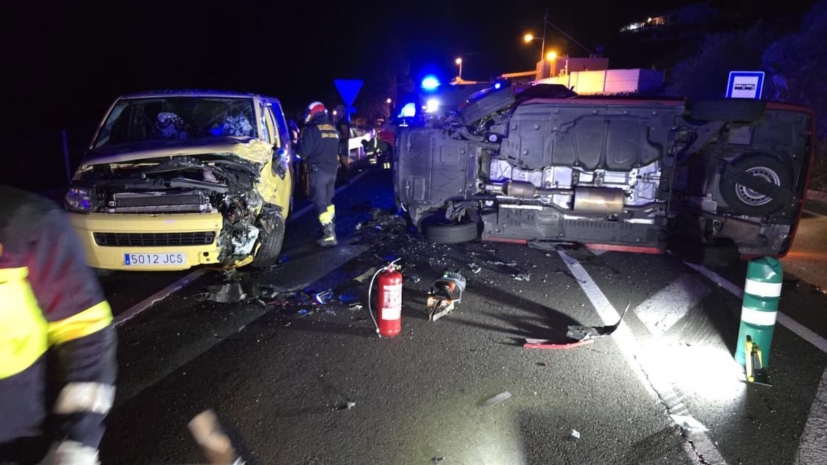 Así quedaron los dos vehículos