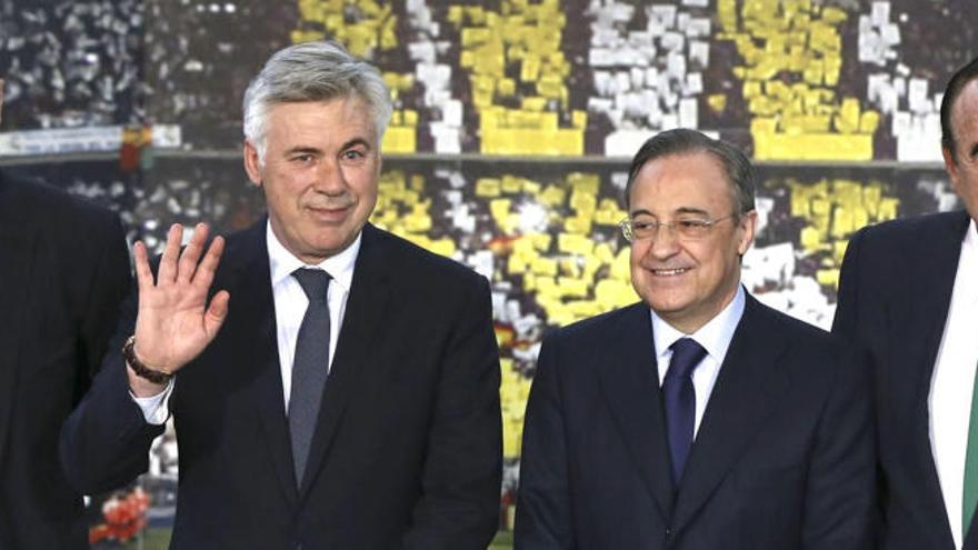 Ancelotti tira con bala contra Florentino