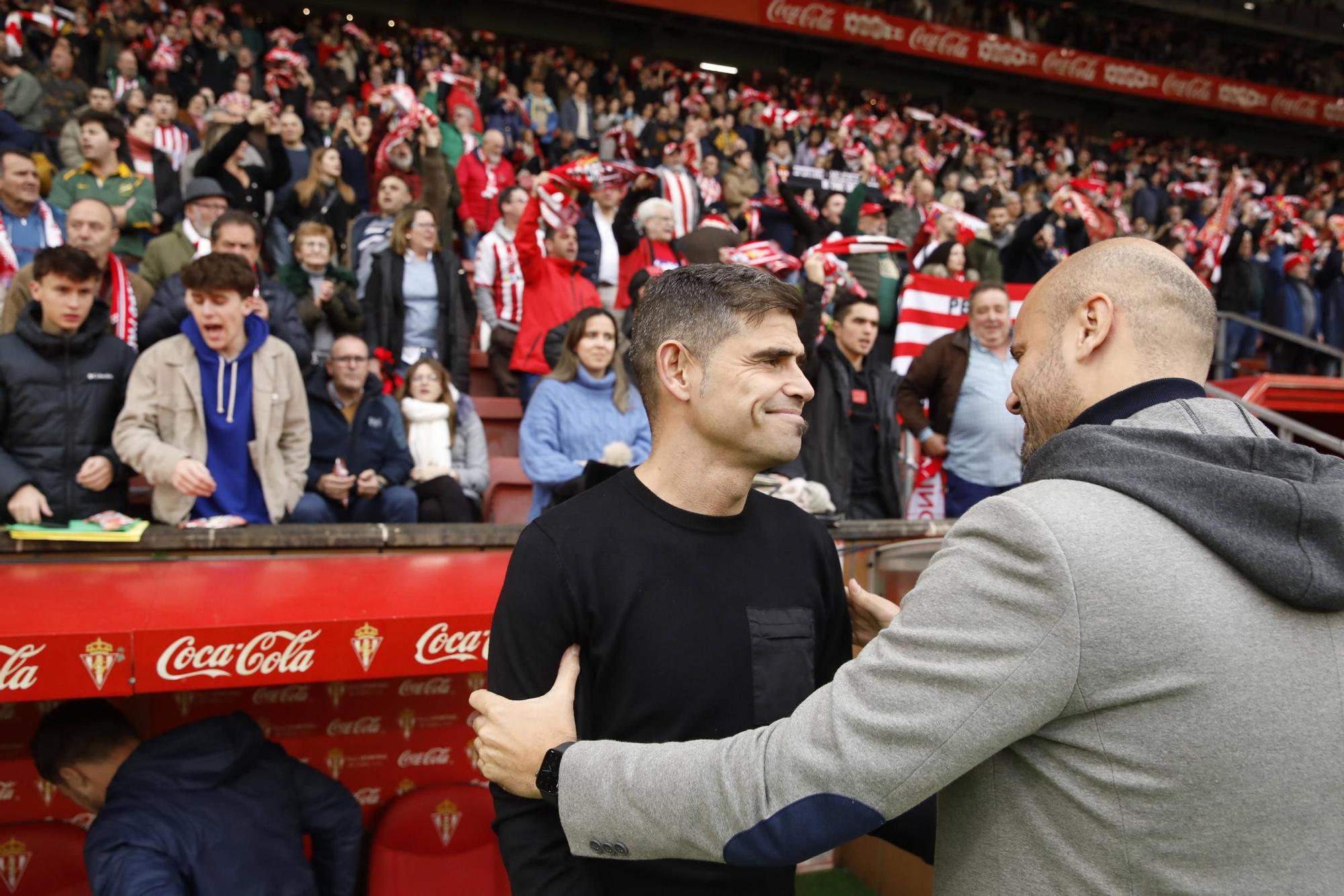 En imágenes: el encuentro entre el Sporting de Gijón y el Huesca