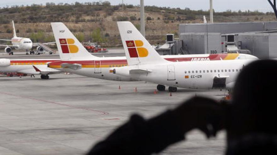 Aviones de la flota de Iberia.