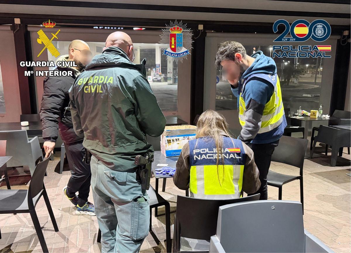 Inspección en uno de los locales de ocio