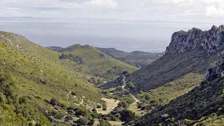 Panorámica del Parc Natural de Llevant, en su mayor parte dentro del municipio de Artà.