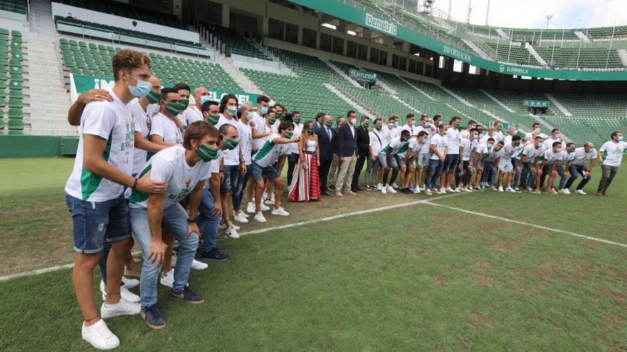 El Elche CF celebra el acto institucional de ascenso a Primera División