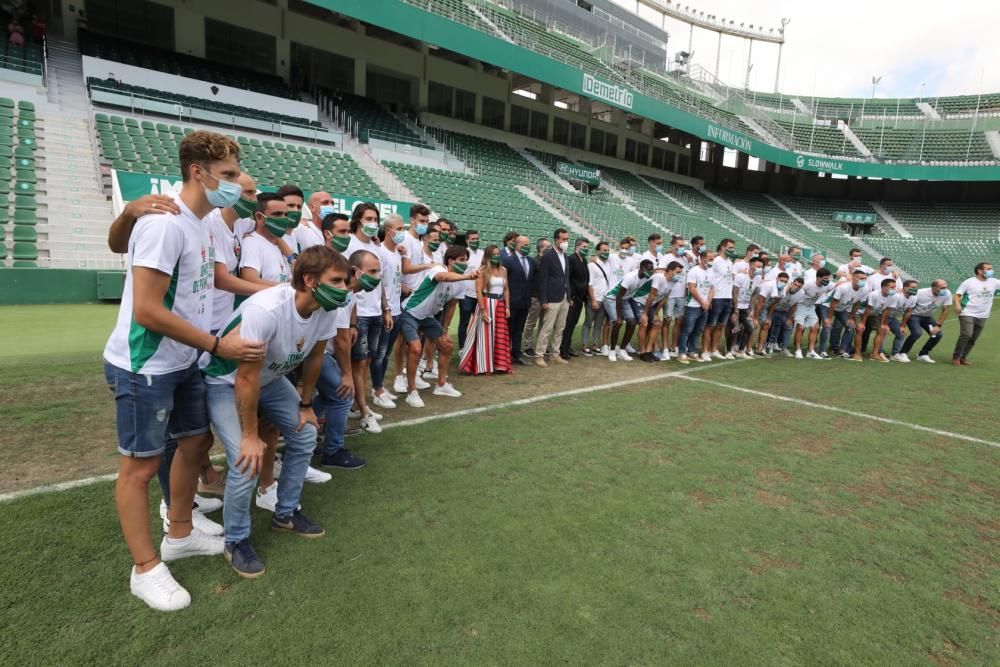 El Elche CF celebra el acto institucional de ascenso a Primera División