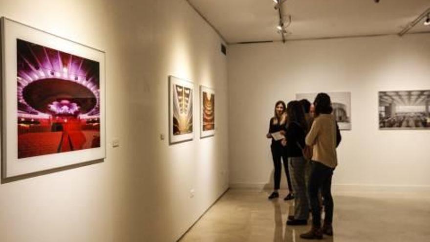 Algunas de las obras de la exposición Prospectivas desde el presente, que se inaugura hoy en Elche.