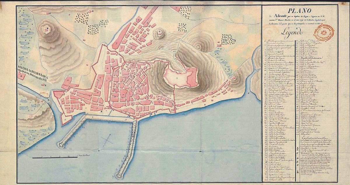 Plano de Alicante