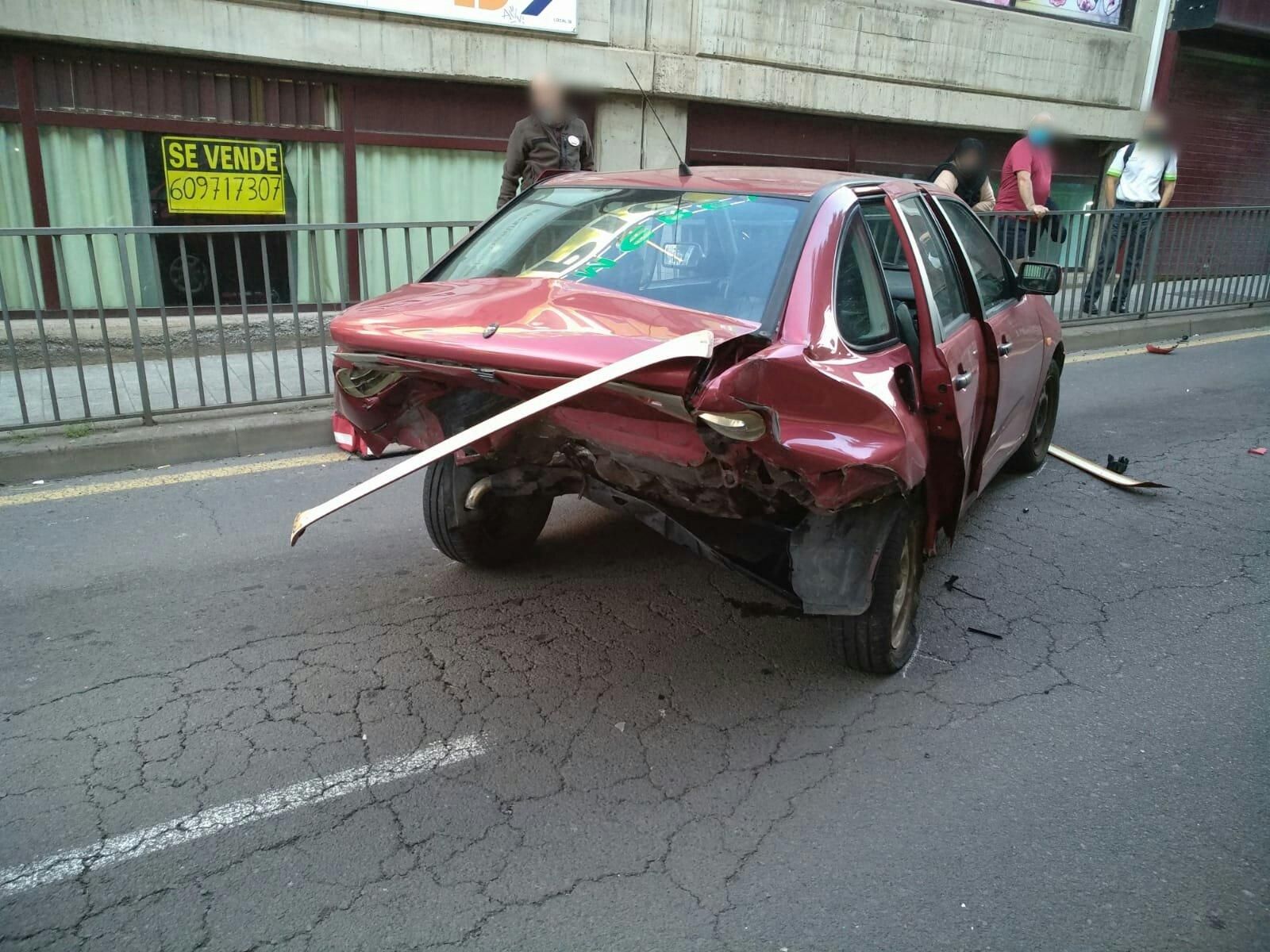 Massive accident in Santa Cruz de Tenerife