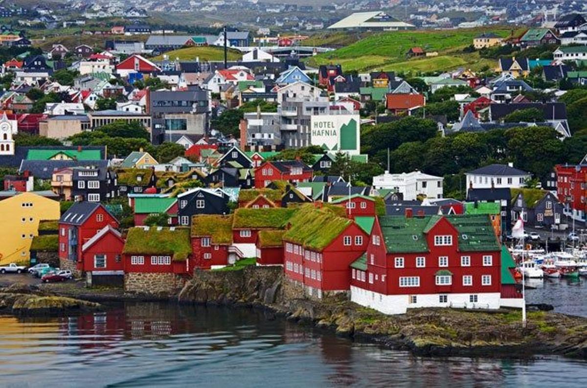 Tinganes es el distrito histórico de Torshavn, capital de las Feroe que se encuentra en la isla Streymoy.