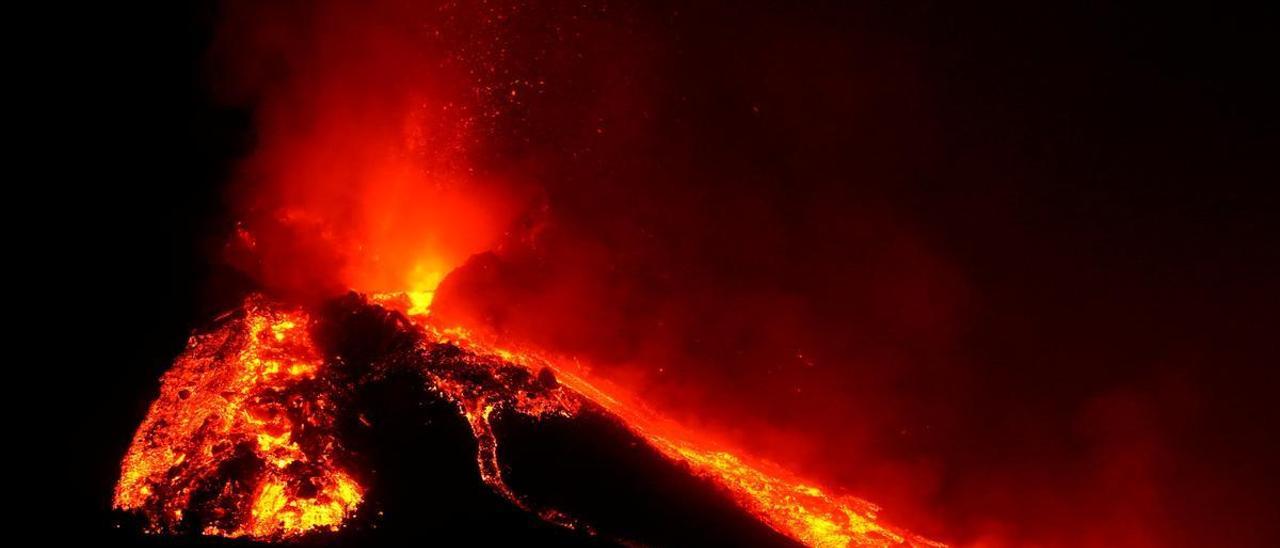 Erupción del volcán de La Palma.