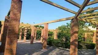 La pérgola en fuga del Parque María Luisa