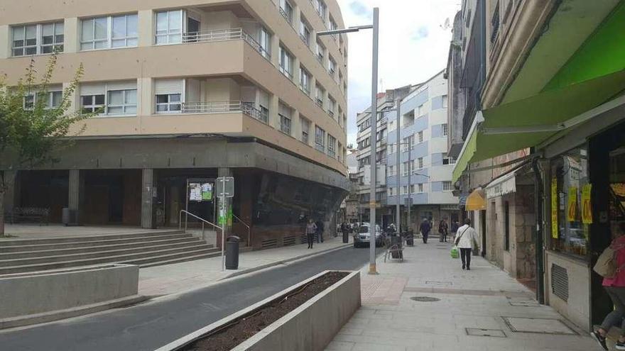 Un tramo de la calle Concepción Arenal tras las obras de humanización. // Faro