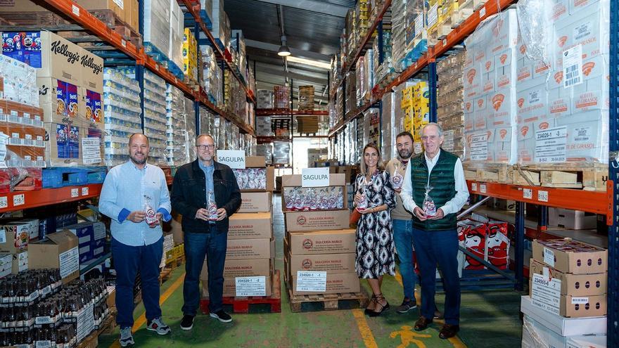 Sagulpa entrega al Banco de Alimentos más de 10.000 polvorones en el marco de su ayuda a proyectos sociales