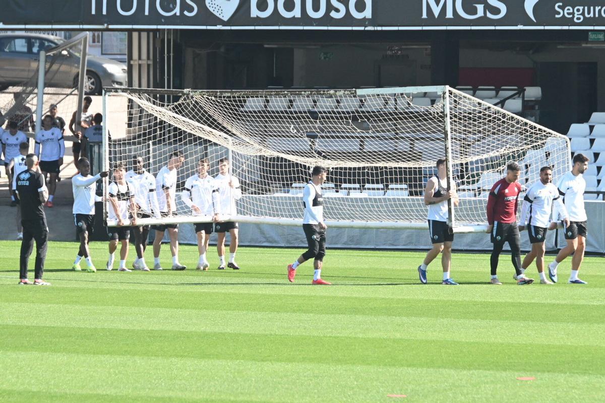 Entrenamiento del CD Castellón