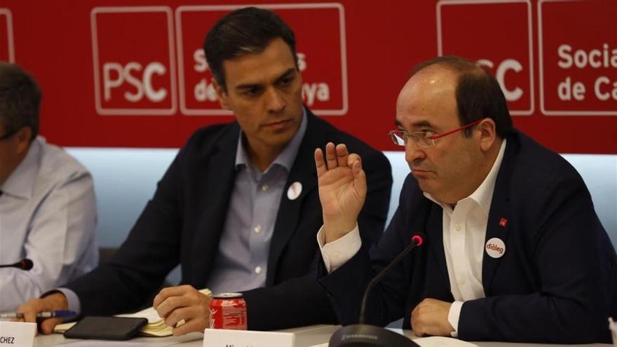 Sánchez reitera su apoyo a cualquier respuesta de Rajoy a la DUI