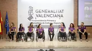 València presenta a Las Felinas Quad Rugby, el primer equipo femenino en silla de ruedas de España