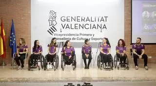 Presentación de Las Felinas, primer equipo de rugby femenino en silla de ruedas en España