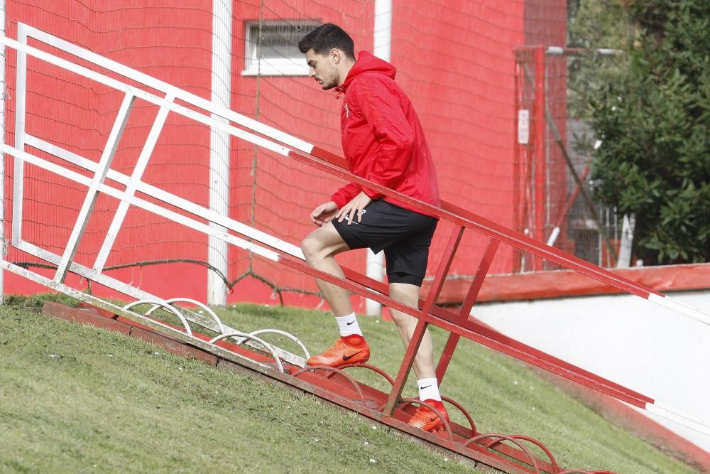 Entrenamiento del Sporting