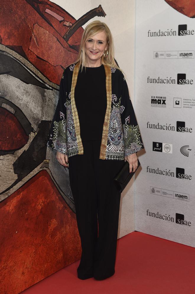 Cristina Cifuentes en los Premios Max de Teatro 2016