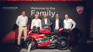 Domenicali, CEO de Ducati, presentó el acuerdo con VW en Madrid