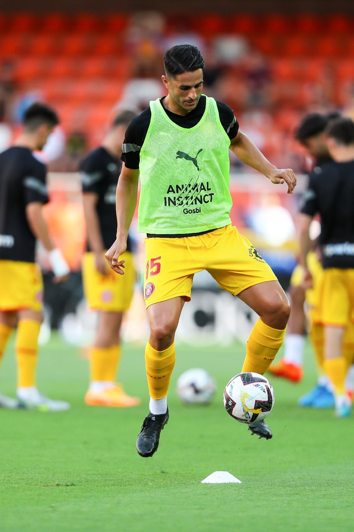 Primer partit del Girona a la Lliga contra el València a Mestalla