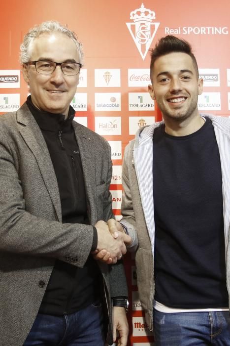 Presentación de Jony como jugador del Sporting