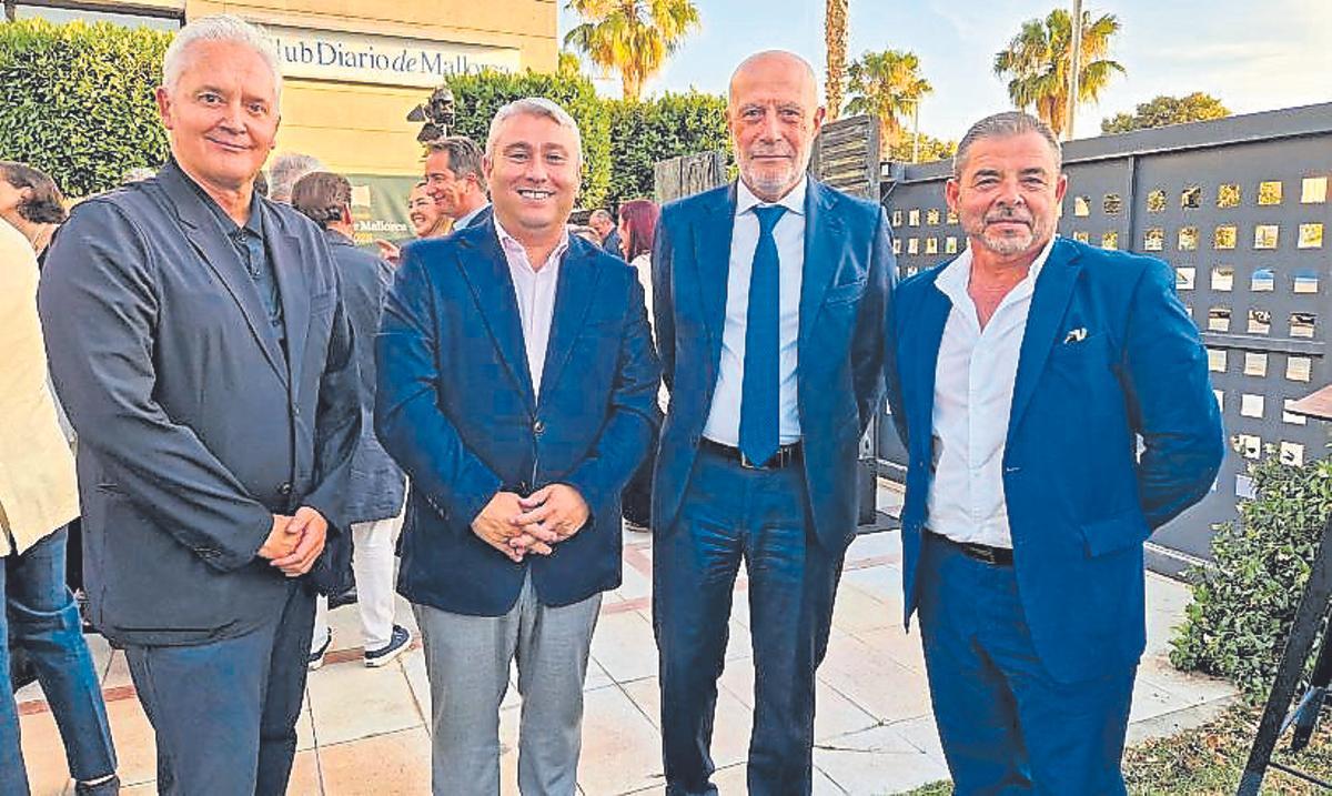 Diego González, Virgilio Moreno y Alberto González.