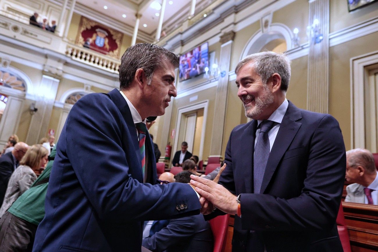 Segunda sesión del debate de investidura en el Parlamento de Canarias